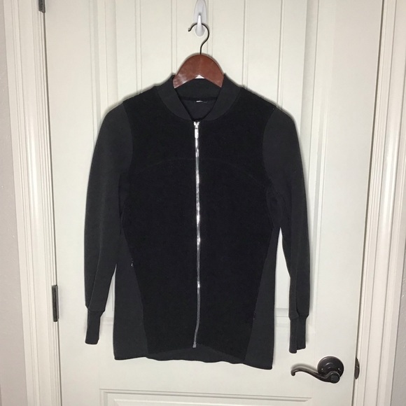 Lululemon Stand Out Sherpa Jacket in Black Size 4. - Picture 2 of 13